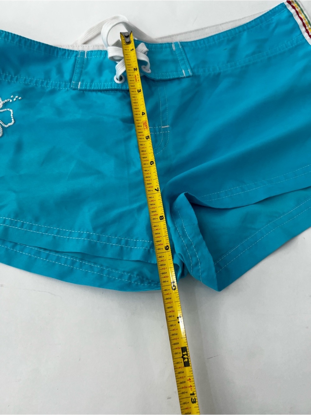 No Boundaries Beach Bum Aqua Board Shorts Juniors S 3/5 Surf Swim - Picture 4 of 8